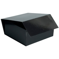 10 x 10 x 4-1/2  Black GlossRigid Folding Boxes