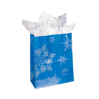 Royal Frost Petite Shopper 8-1/4 x 4-3/4 x 10-1/2''  (40%PCW White Kraft)    250/ctn   Made in USA