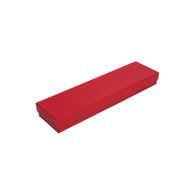 #82A  Cherry Red Jewelry Boxes   8 x 2 x 7/8'' (cotton filled)   100/ctn