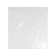 2 mil - 12 x 12 Clear Recloseable Zipper Pouch     100/pkg - food grade