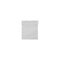 2 mil - 2 x 2 Clear Recloseable Zipper Pouch     100/pkg - food grade