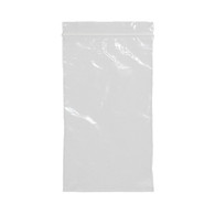 2 mil - 4 x 8 Clear Recloseable Zipper Pouch     100/pkg - food grade