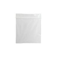 2 mil - 5 x 5 Clear Recloseable Zipper Pouch     100/pkg - food grade