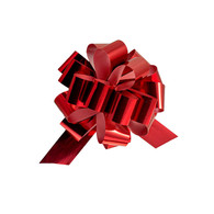 5'' Hot Red Glitter Perfect Bows       50/box