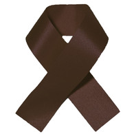 7/8 x 100 Milk Chocolate #210 McGinley Satin Acetate Ribbon     1 roll