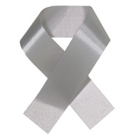 9/16 x 100 Silver Gray #210 McGinley Satin Acetate Ribbon     1 roll