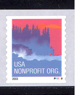 Scott # 3874 Plate # P2222 (.05) seacoast - die cut 2 sides