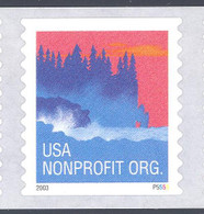 Scott # 3874a Plate # P5555 (.05) seacoast - center# 4B blue
