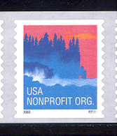 Scott # 3874a Plate # P7777 (.05) seacoast - die cut 2 sides