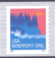 Scott # 3874a Plate # P7777 (.05) seacoast - center# 4T blue