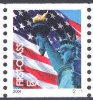 Scott # 3967 Plate # S1111 (.39) lady liberty - center# 4B pink