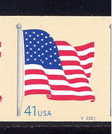 Scott # 4188 Plate # V22222 .41 Flag - VP/PV