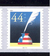 Scott # 4496 Plate # S11111 .44 Quill and Inkwell