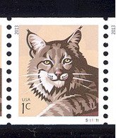 Scott # 4802 Plate # S111111 .01 Bobcat - wag