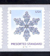 Scott # 4808-12 Plate # C11111111 (.10) Snowflakes   PS11