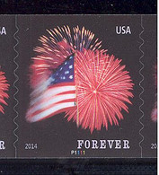 Scott # 4854 Plate # P1111 Star-Spangled Banner forever