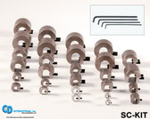 Steel Balancing C-Clamp Weight Set; 28 pieces