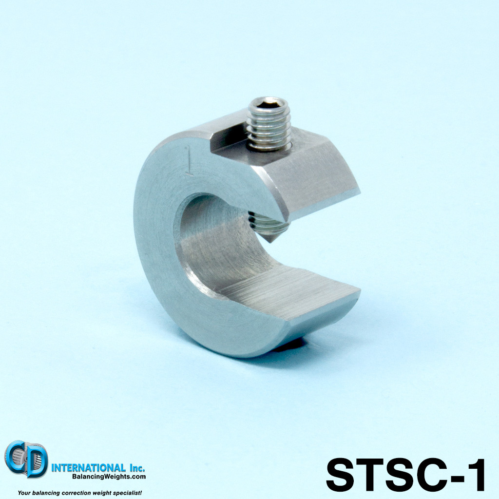 1 oz (28 g) Stainless Steel Balancing Clamp, 7/16" throat size STSC1