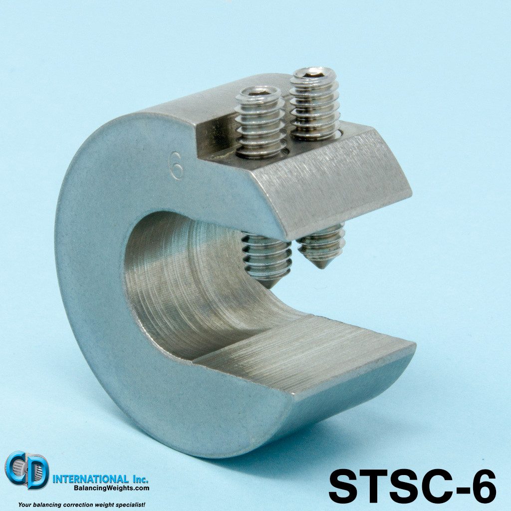 5 oz (140g) Stainless Steel Balancing Clamp, 3/4" throat size STSC5