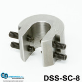 8 ounce (224 gram) Double Sided Balancing C-Clamp weights, 3/4" throat size - DSS-SC-8