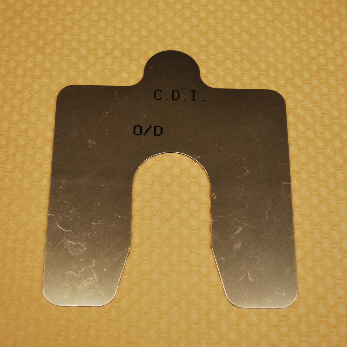Size D, .001" thick, Stainless Steel Alignment Shim Pack Balancing