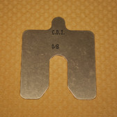 .015" thick, Stainless Steel Alignment Shim