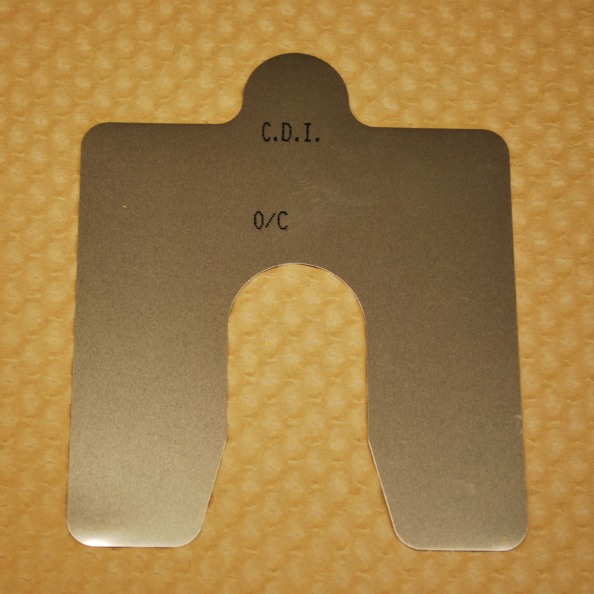 Size C, .020" thick, Stainless Steel Alignment Shim Pack Balancing