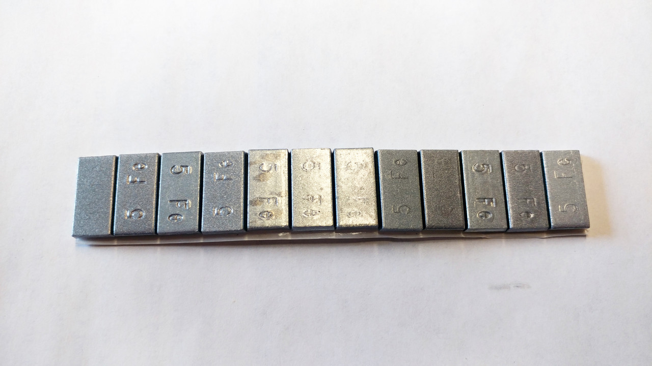 Adhesive Backed Lead Weights 60 grams Balancing Weights Adhesive Backed Lead Weights 60 grams Balancing Weights