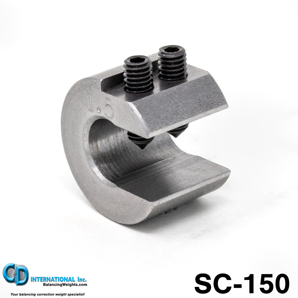 1.5 oz (42 g) Steel Balancing CClamp weights, 7/16" throat SC150