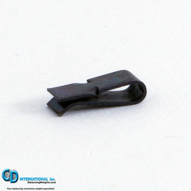  0.5 gram Black Backward Incline clips