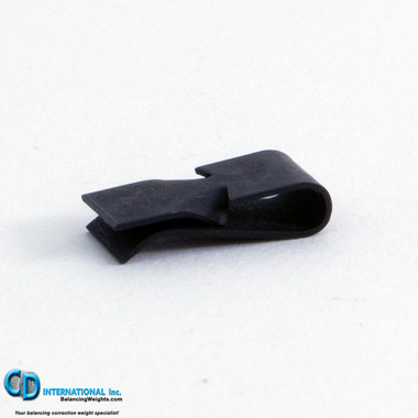 1.0 gram Black Backward Incline clips