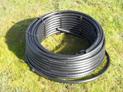 You can use black polyethylene pipe for the output pipe of the Grundfos SQFlex submersible pump a-roll-of-black-polyethylene-pipe-for-the-high-lifter-water-pump.jpg