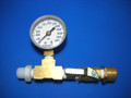 Outlet Shutoff Assembly with Gauge for 9:1 Pump