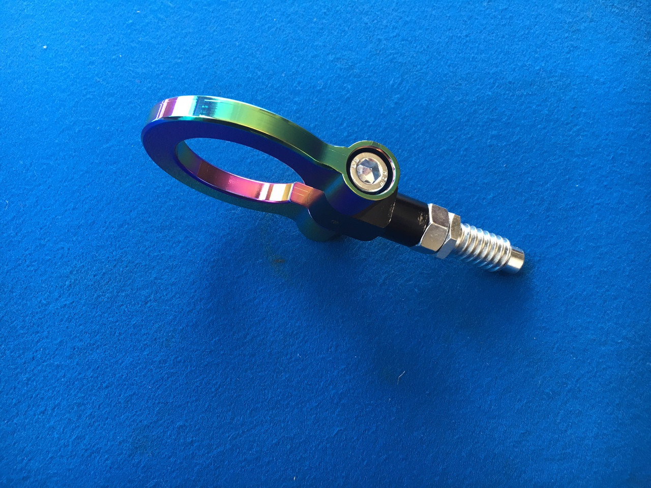 Ford Focus ST Mk3 Neo Chrome Steel Racing Sport Tow Hook Ring Kit