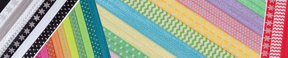 Printed Multi Packs of Fold Over Elastic Printed Multi Packs of Fold Over Elastic