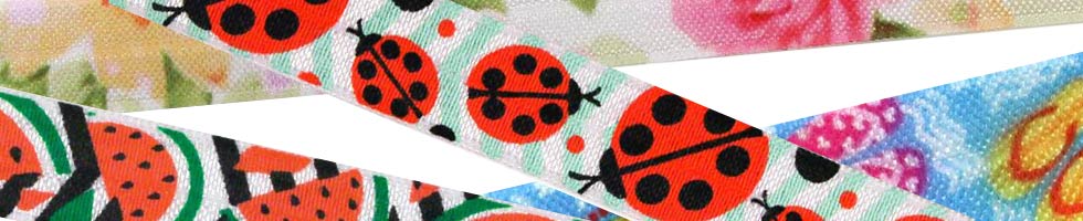 Printed Fold Over Elastic - Spring and Summer Printed Fold Over Elastic - Spring and Summer