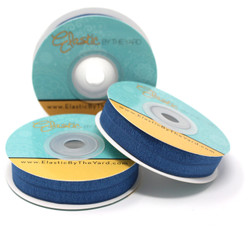 Stormy Blue 5/8" Fold Over Elastic