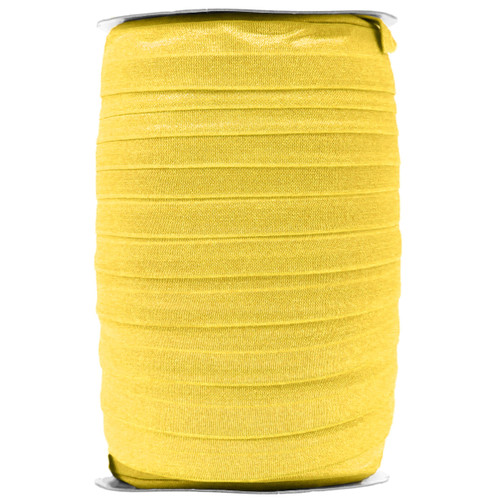 Daffodil Yellow Wholesale 7/8" - 22mm Fold Over Elastic 100yd