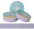 Lilac with Silver Metallic Dots Fold Over Elastic