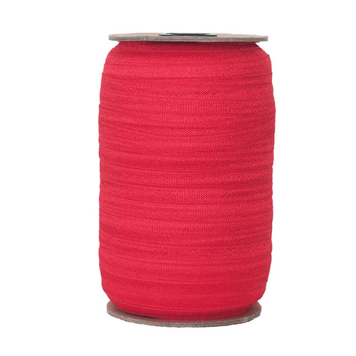 Hot Red Wholesale Fold Over Elastic 100yd