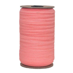 Peach Coral Wholesale 5/8" Fold Over Elastic 100yd