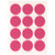 1" Medium Pink Adhesive Felt Circles 48 to 240 Dots