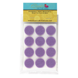 1" Lavender Adhesive Felt Circles 48 to 240 Dots 