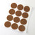 1 1/2" Copper Brown Adhesive Felt Circles 48 to 240 Dots 