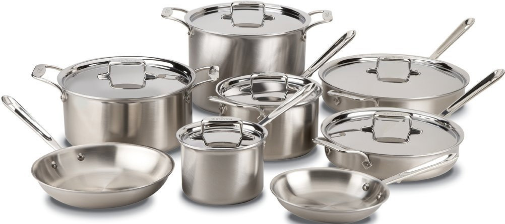 All-clad Stainless Steel 14-piece Cookware Set
