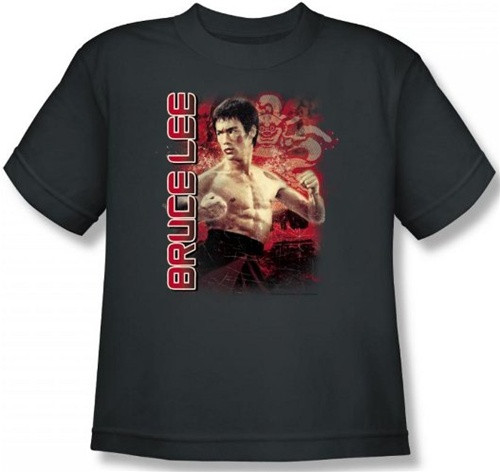 18/20 youth x-large size NerdKungFu Shirt   Fury Youth  Bruce  Lee T