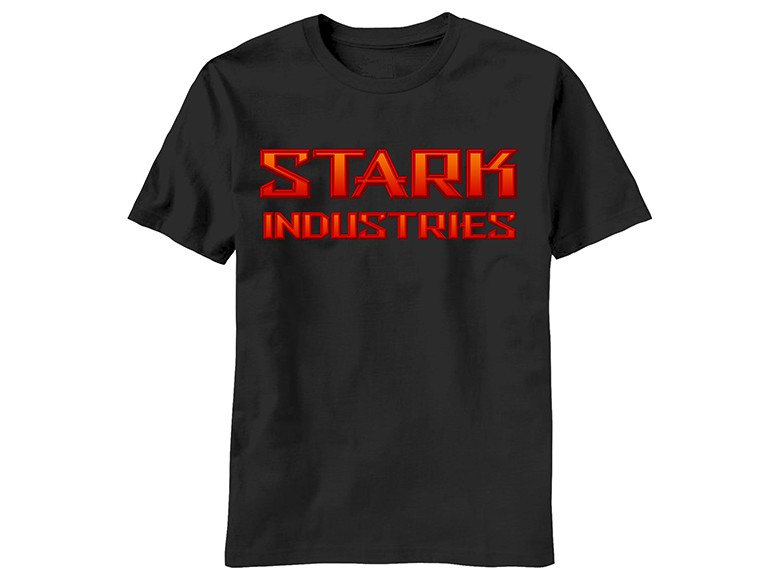 Iron Man T-Shirt - Stark Industries Corporate Logo - NerdKungFu