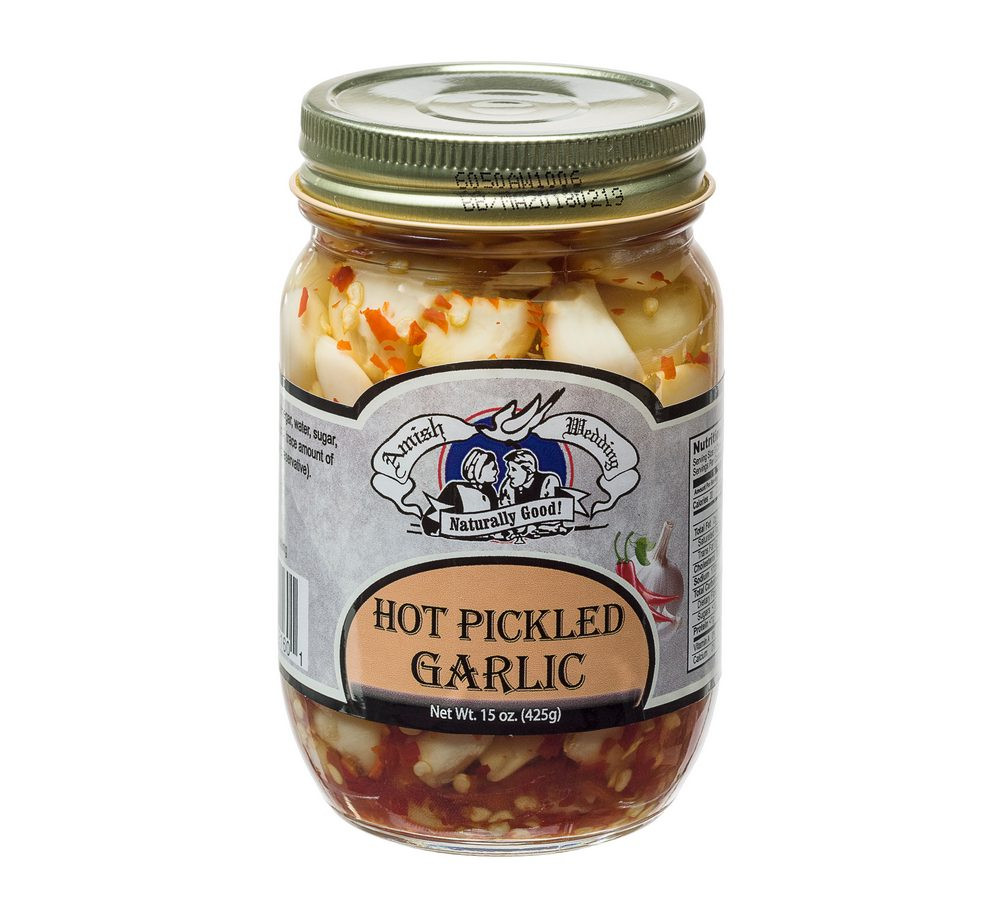 AW Hot Pickled Garlic Amish Country Store