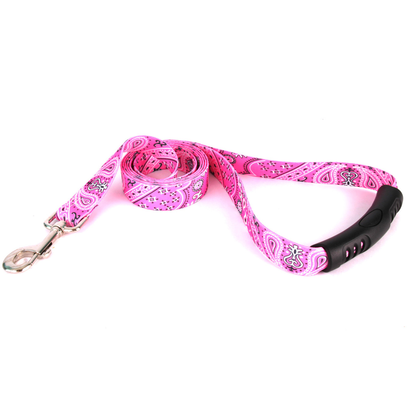 Bandana Pink EZ-Grip Dog Leash by Yellow Dog Design, Inc ...
