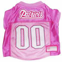 New England Patriots PINK NFL Football Pet Jersey New England Patriots PINK NFL Football Pet Jersey